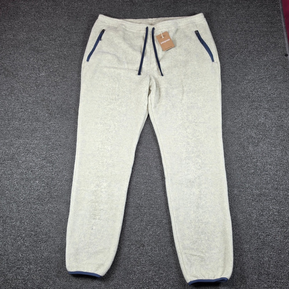 Patagonia Synchilla Pants Oatmeal Heather Mens XL Fleece Joggers 21665 Hike NEW